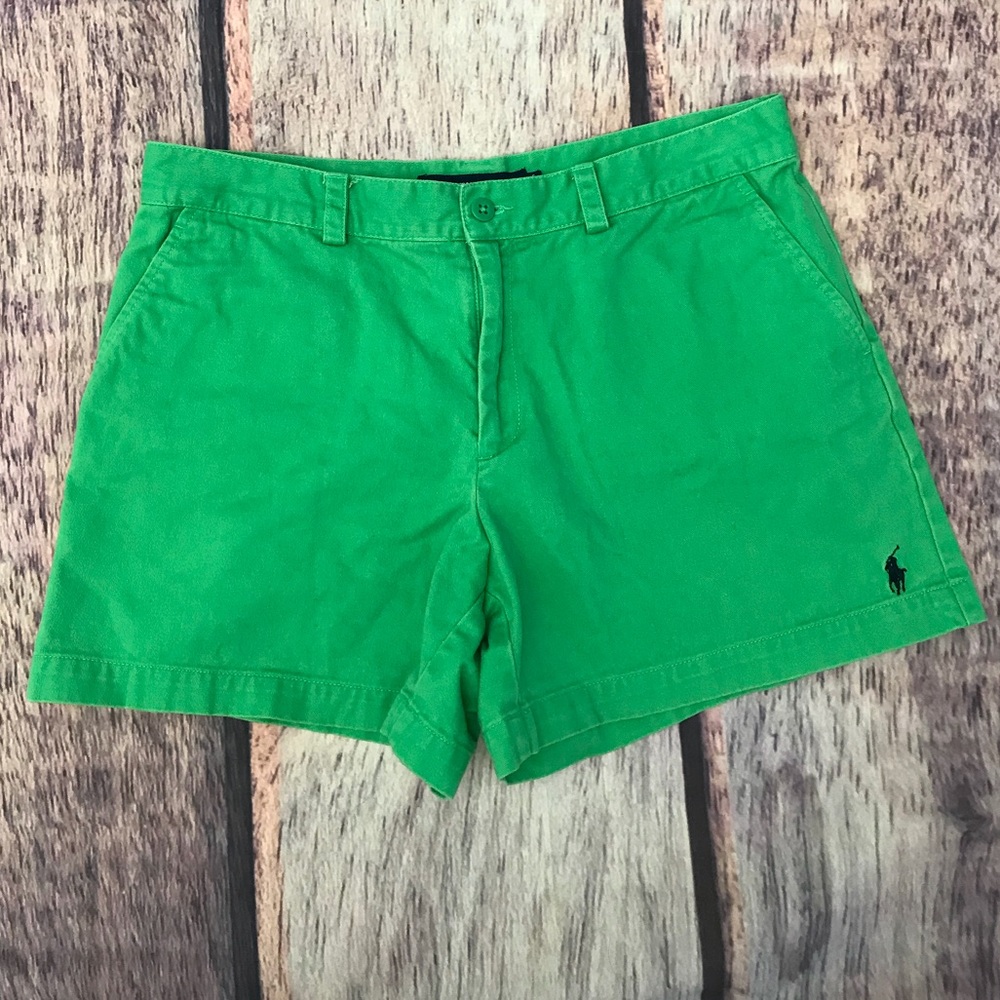 Ralph Lauren Sport Shorts Women Size 6 Green